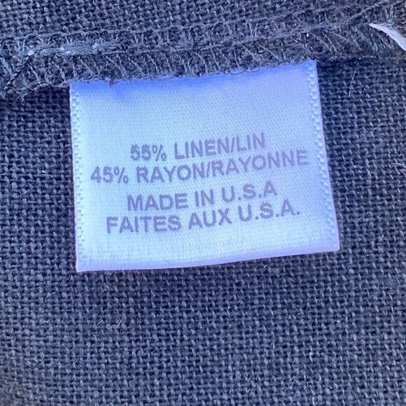 Misa Los Angeles Black Linen Blend Peasant Top w/Metal Eyelets. Medium. EUC! - Picture 5 of 7